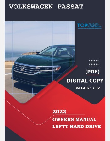 volkswagen passat 2022 owners manual